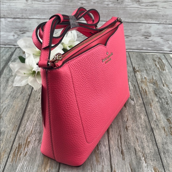 Kate Spade Leather Harlow Crossbody Bag Purse - Picture 8 of 12